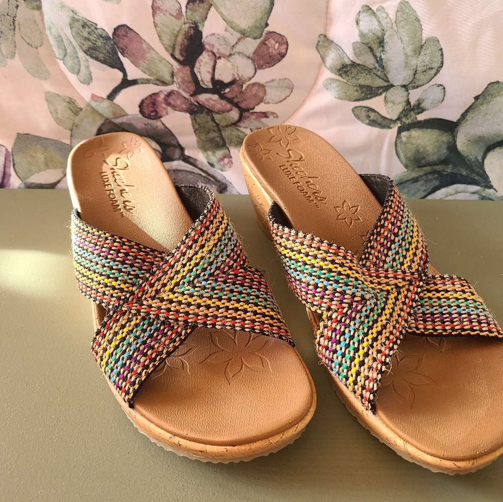 Sketchers multicolored wedge